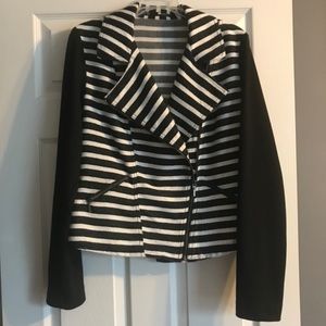 Black/White Striped Jacket